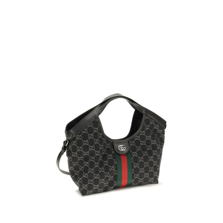 Black Fabric Shoulder Bag Gucci