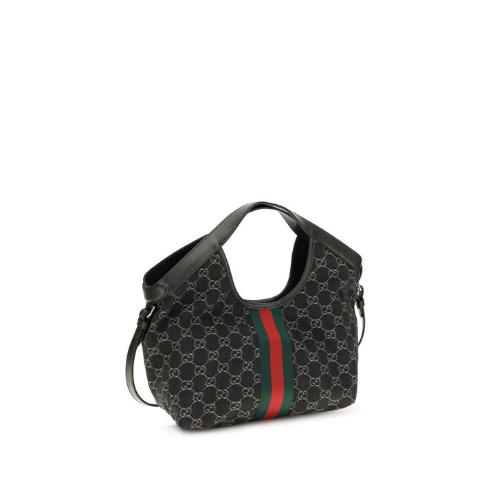 Black Fabric Shoulder Bag Gucci