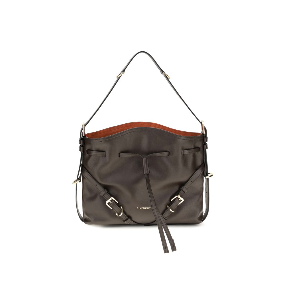 Brown Calf Leather Bos Taurus Backet Bag Givenchy