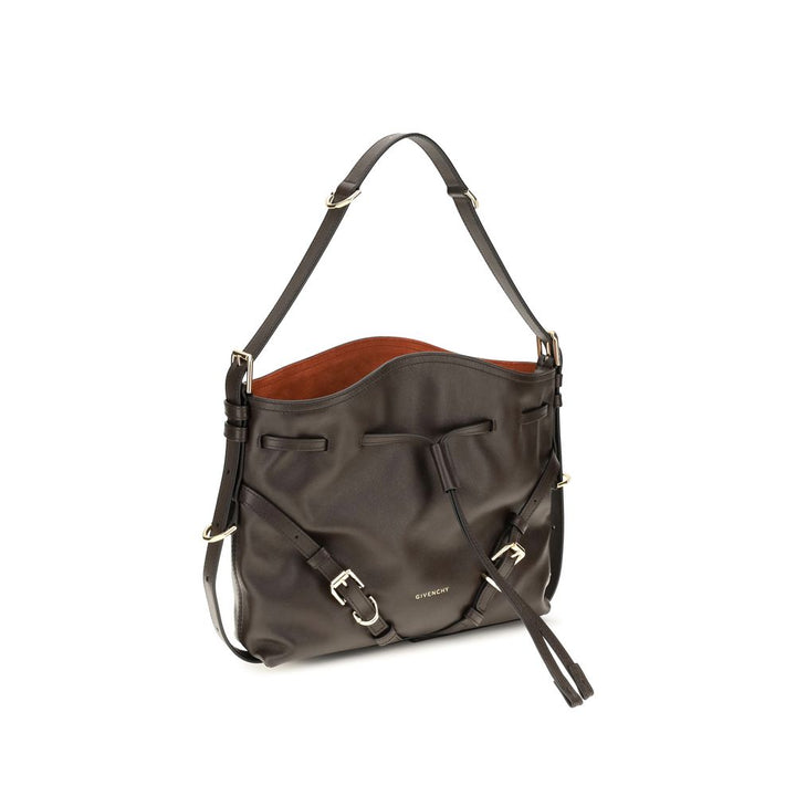 Brown Calf Leather Bos Taurus Backet Bag Givenchy