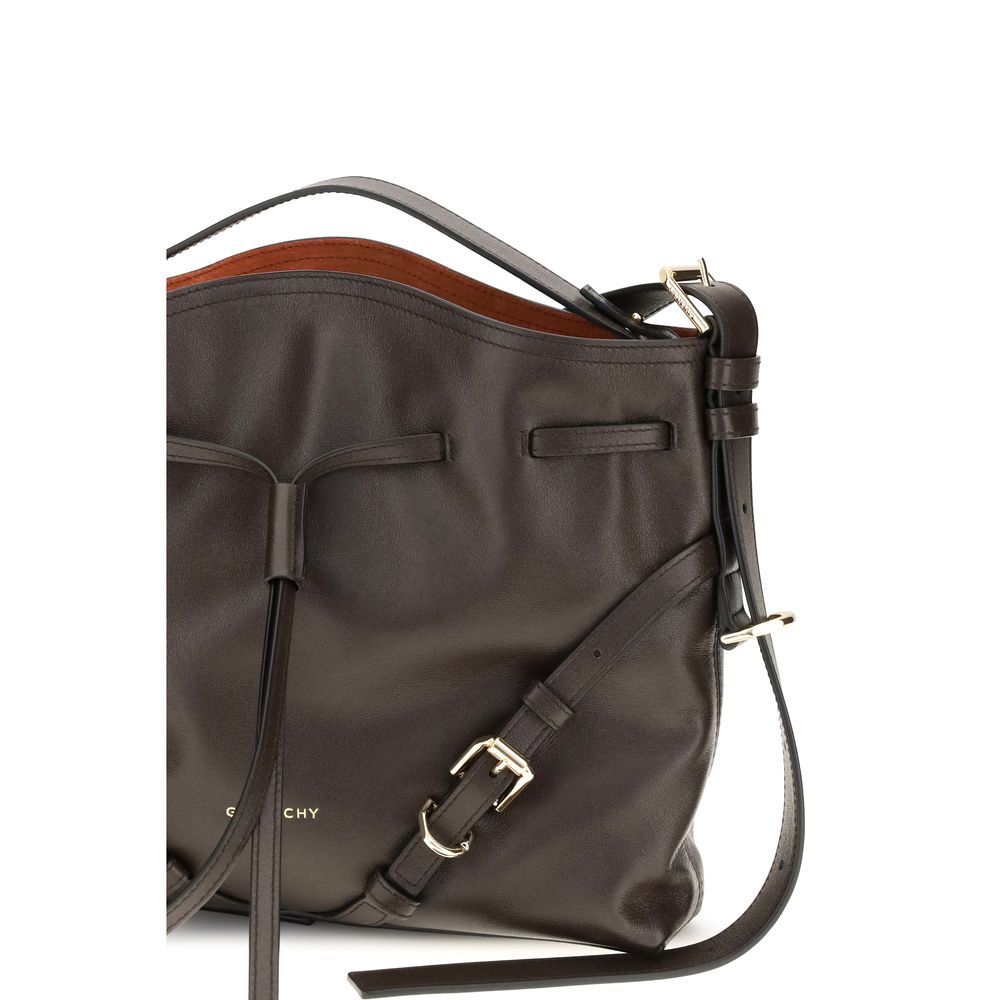 Brown Calf Leather Bos Taurus Backet Bag Givenchy