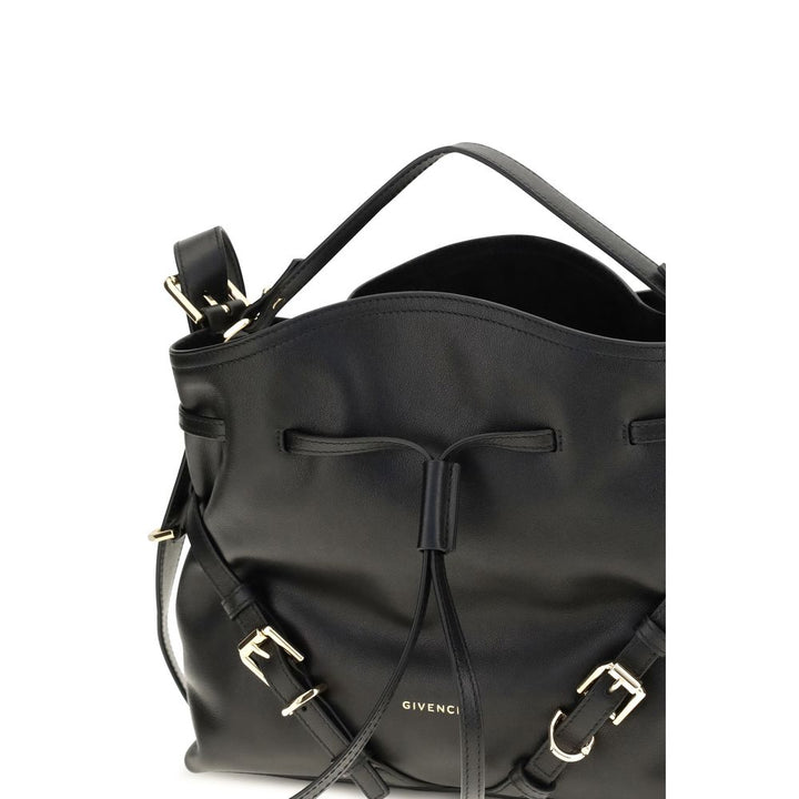 Black Calf Leather Bos Taurus Backet Bag