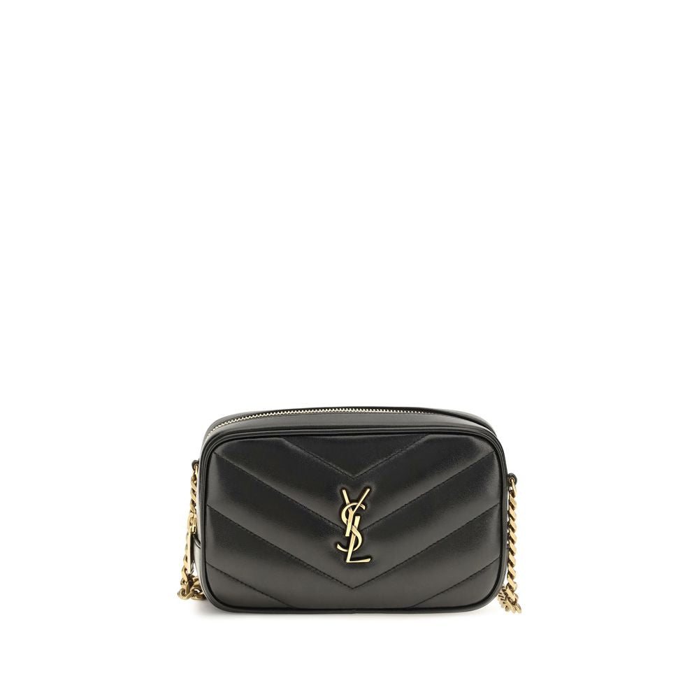 Black Lamb Ovis Aries Aries Shoulder Bag Saint Laurent