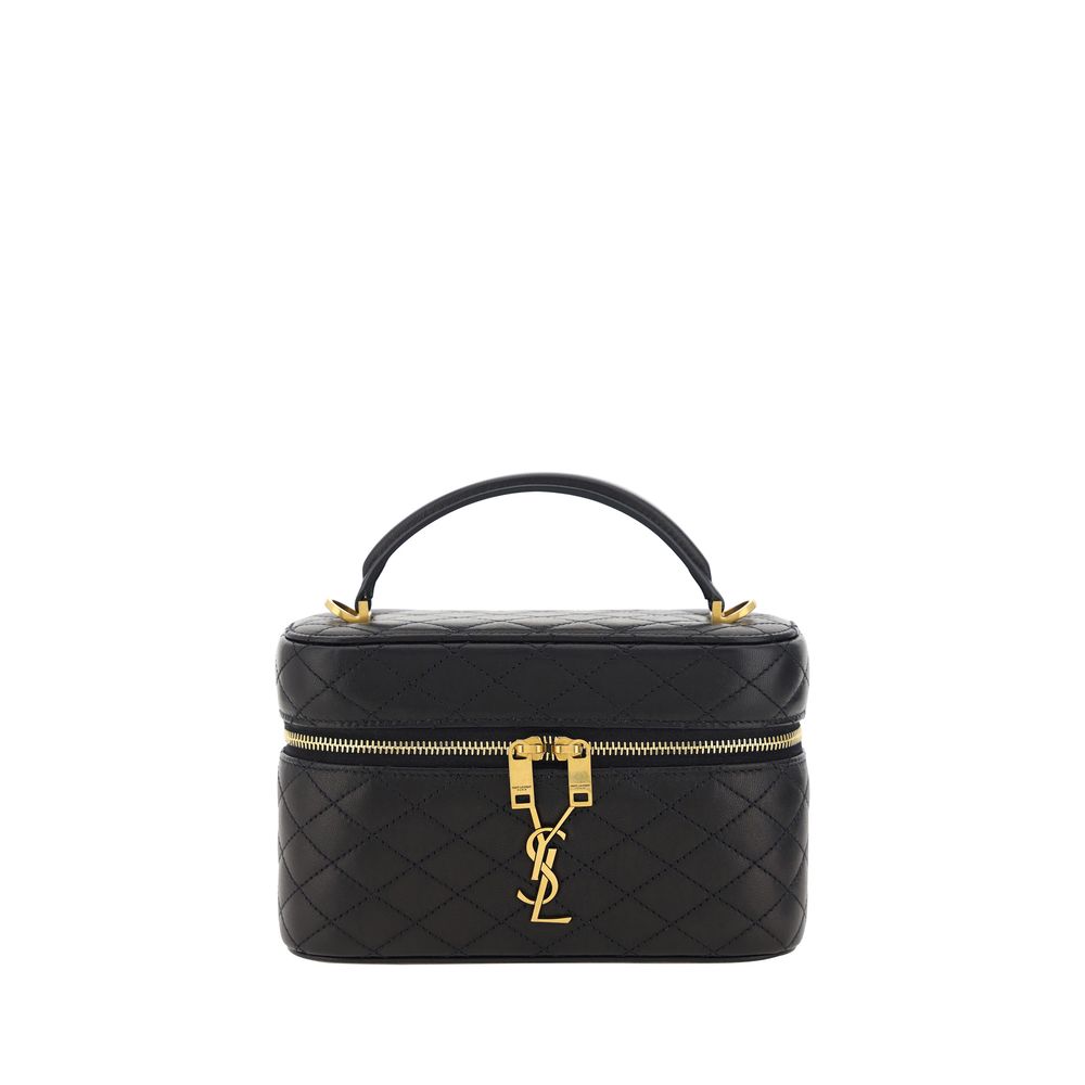 Black Lamb Ovis Aries Aries Shoulder Bag Saint Laurent