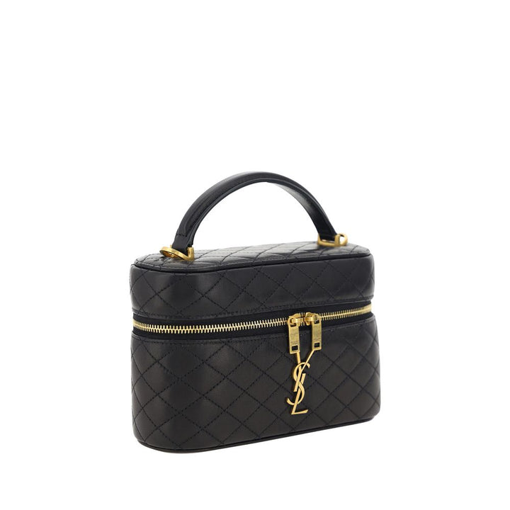 Black Lamb Ovis Aries Aries Shoulder Bag Saint Laurent