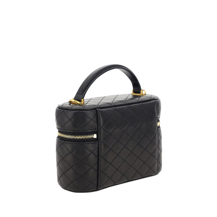 Black Lamb Ovis Aries Aries Shoulder Bag Saint Laurent