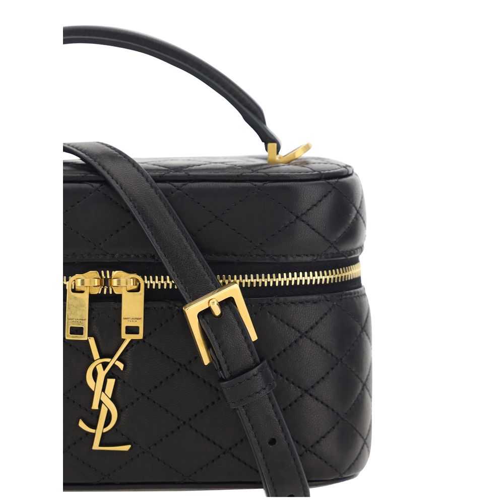 Black Lamb Ovis Aries Aries Shoulder Bag Saint Laurent