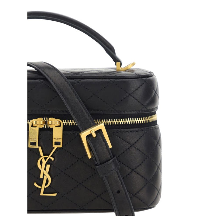 Black Lamb Ovis Aries Aries Shoulder Bag Saint Laurent