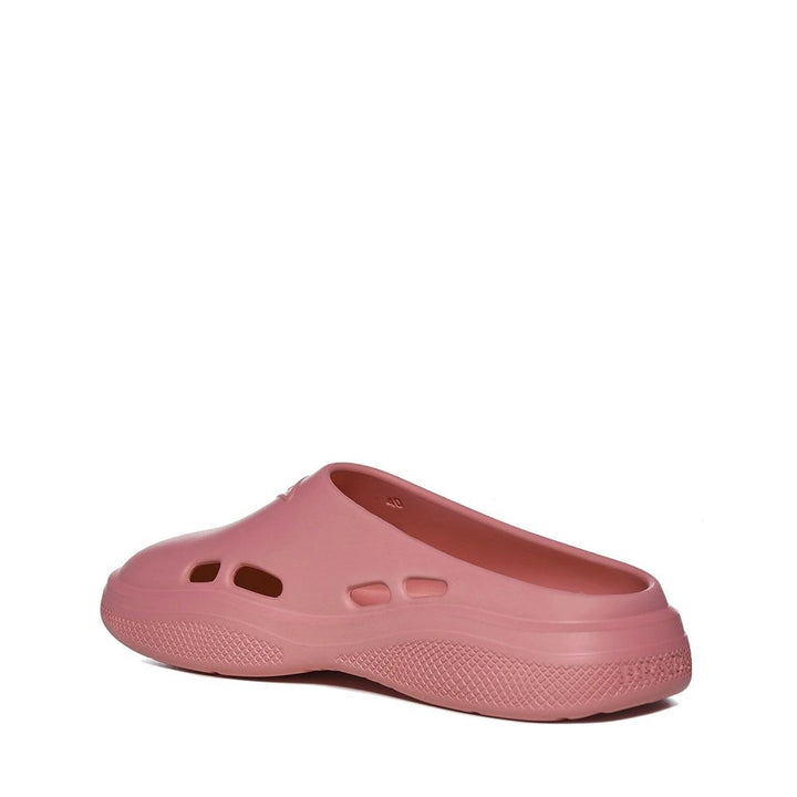 Multicolor Rubber Mules Prada
