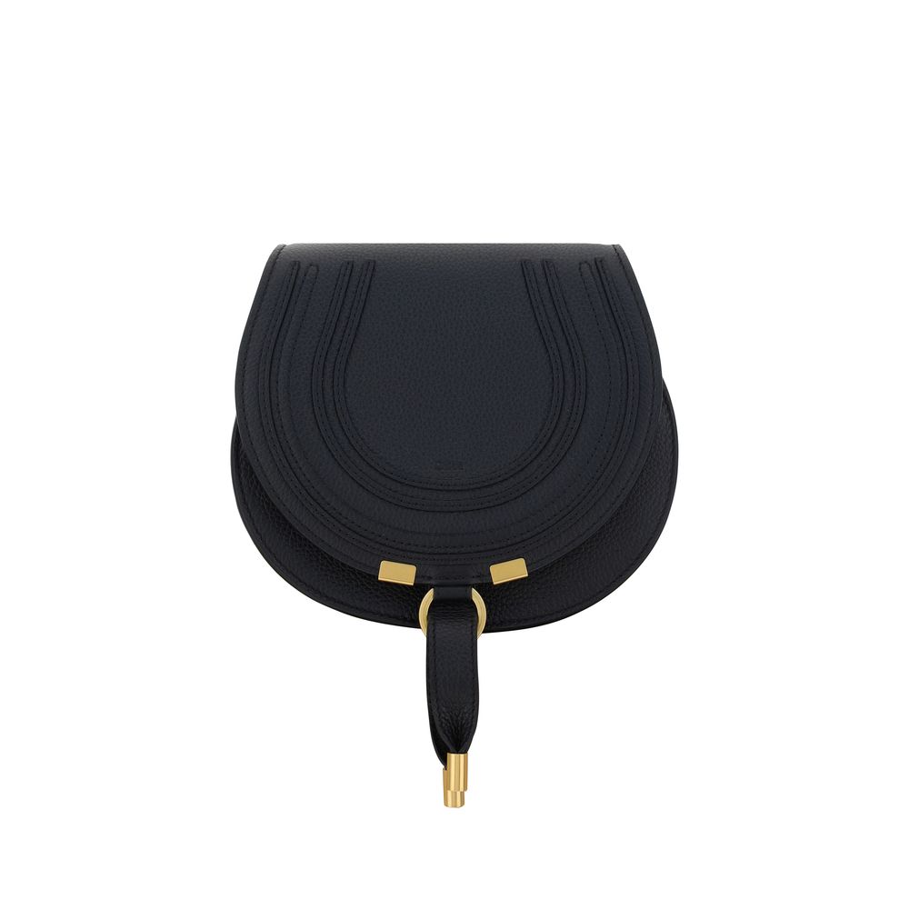 Black Calf Leather Bos Taurus Shoulder Bag Chloé