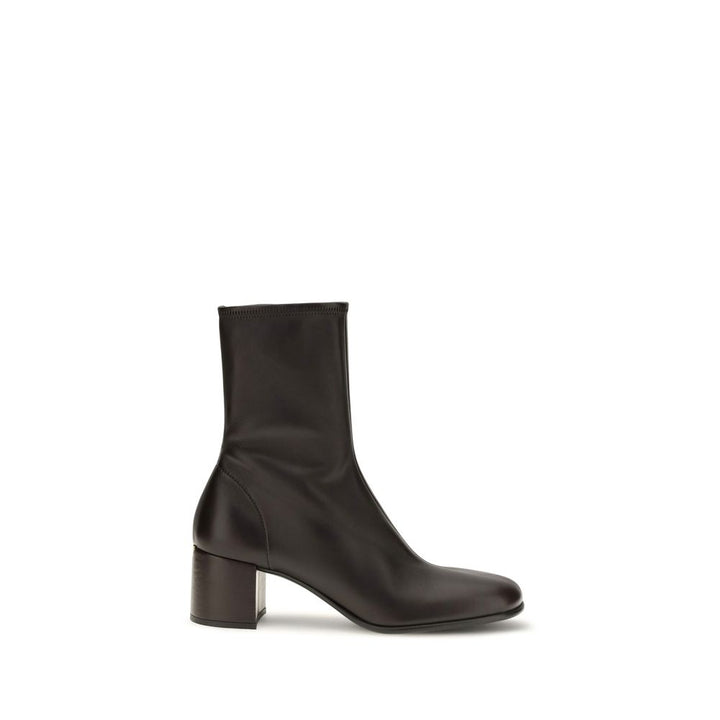 Brown Lamb Ovis Aries Aries Ankle Boots Prada