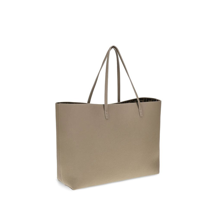Beige Calf Leather Bos Taurus Shoulder Bag Fendi
