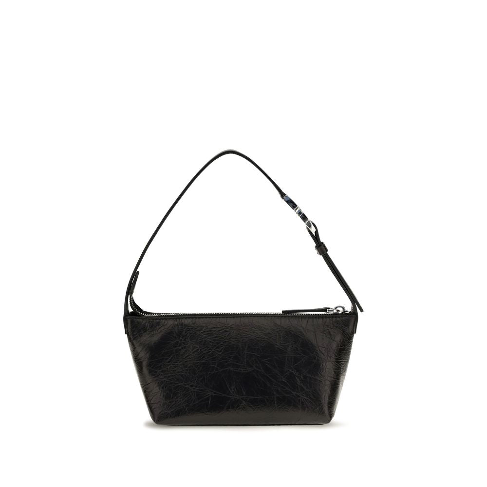 Black Calf Leather Bos Taurus Clutch Bag Fendi