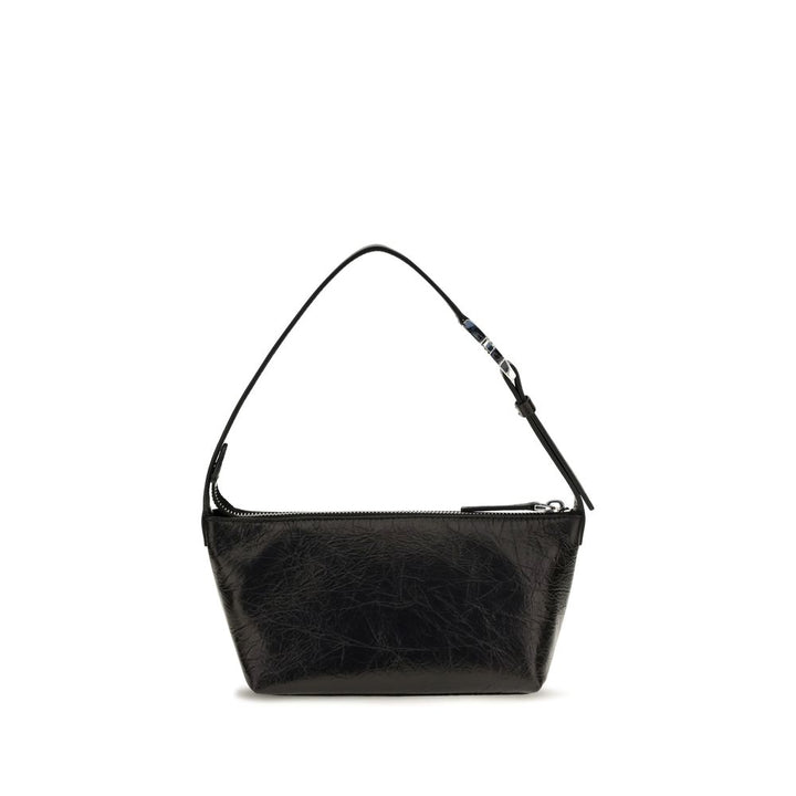Black Calf Leather Bos Taurus Clutch Bag Fendi