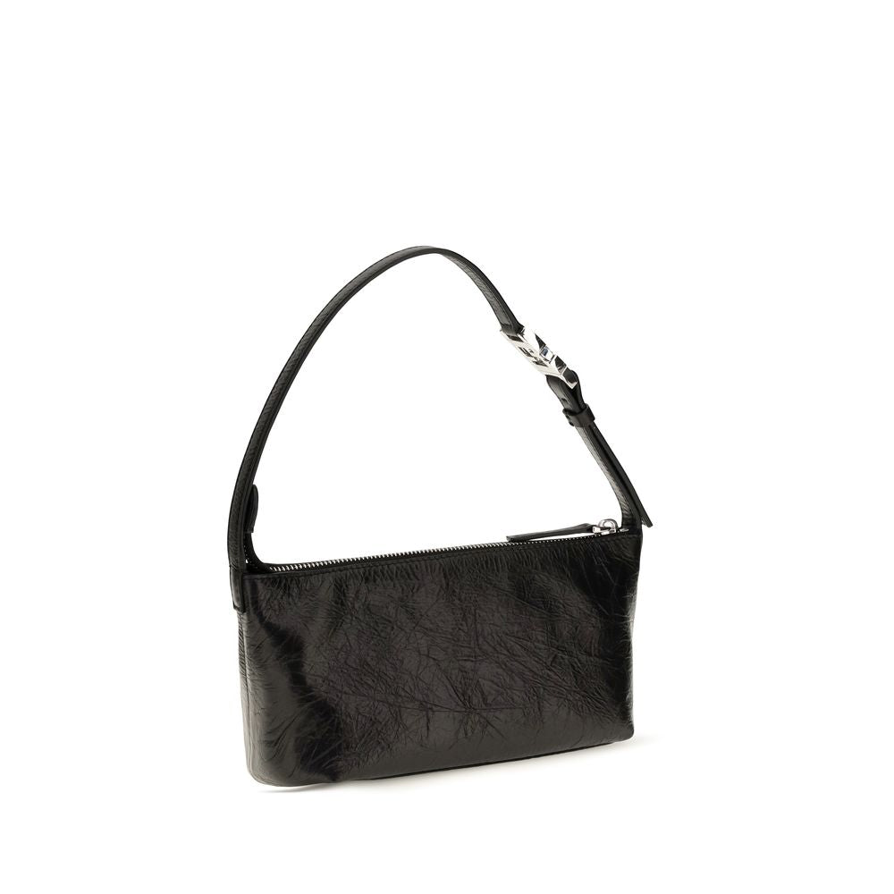 Black Calf Leather Bos Taurus Clutch Bag Fendi