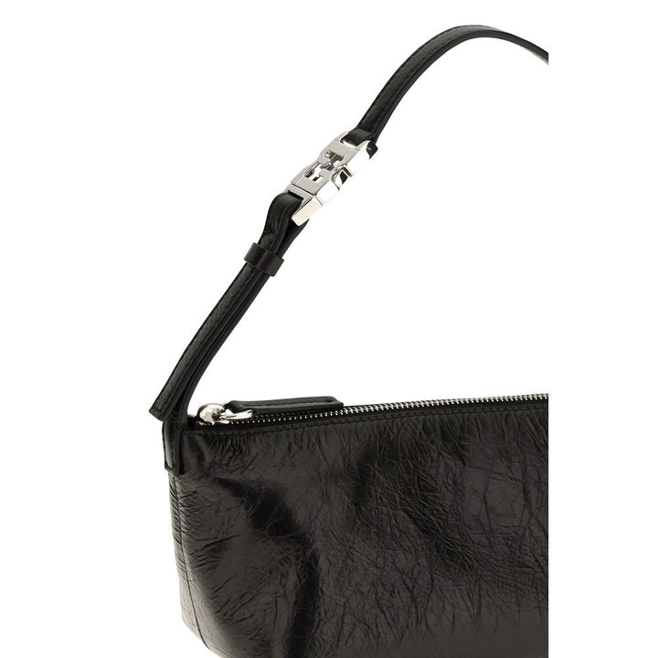 Black Calf Leather Bos Taurus Clutch Bag Fendi