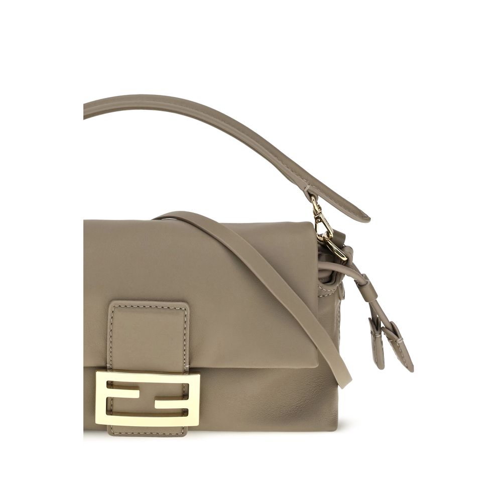 Beige Lamb Ovis Aries Aries Shoulder Bag Fendi
