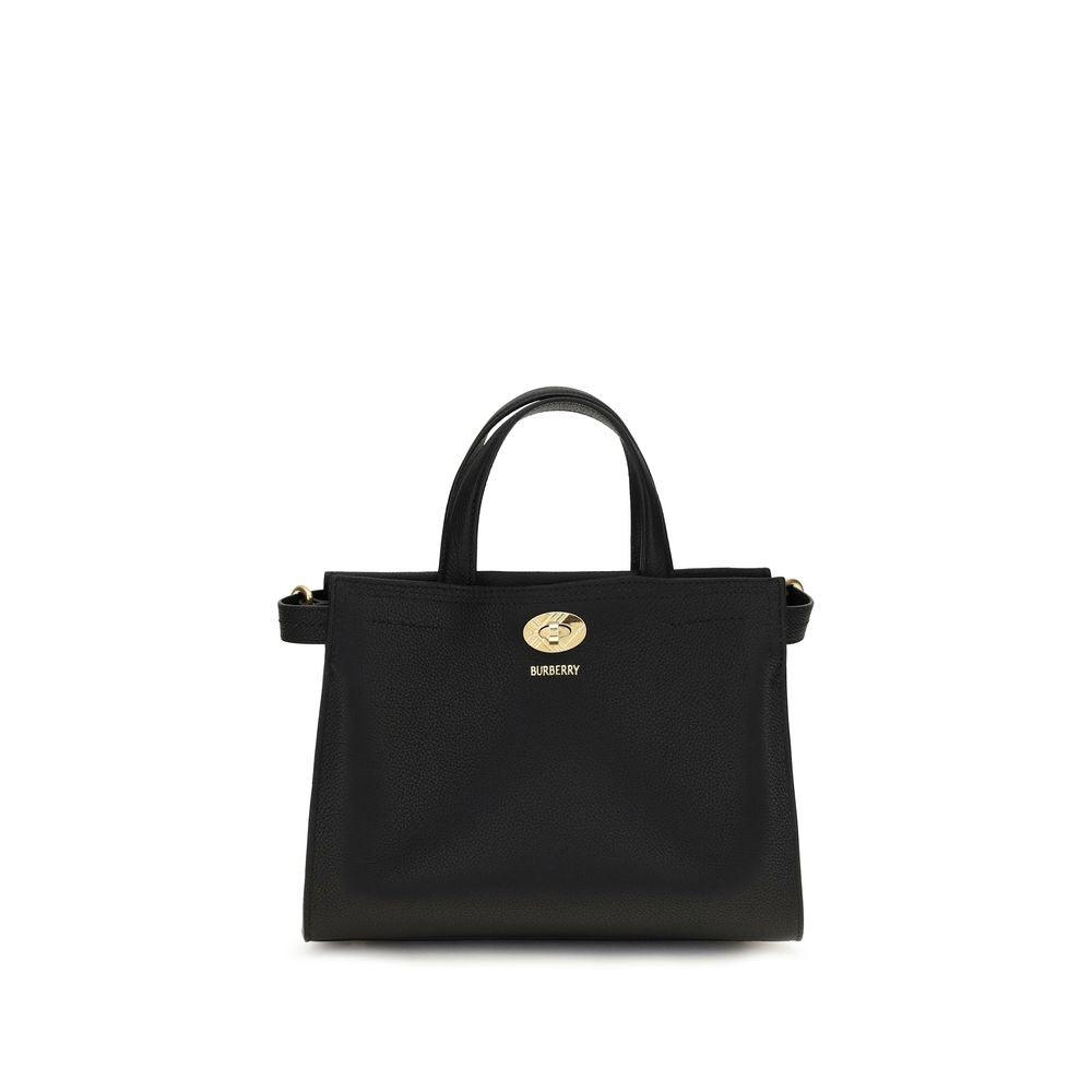 Black Cotton Handbag Burberry