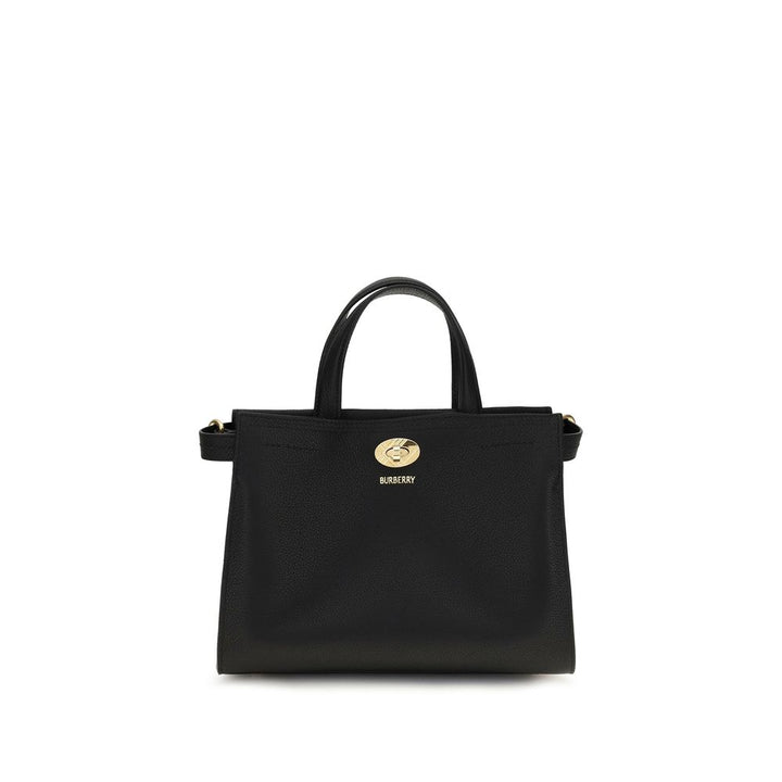 Black Cotton Handbag Burberry