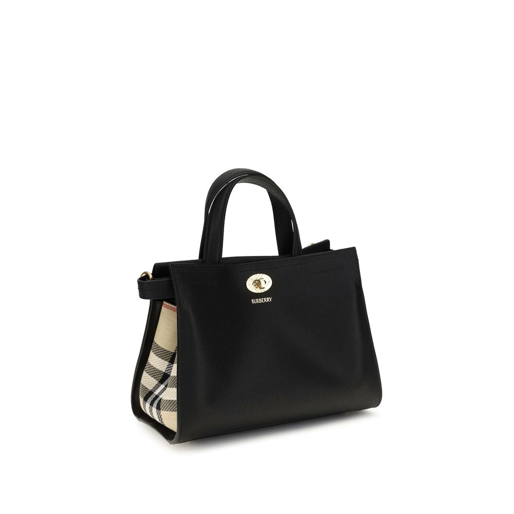Black Cotton Handbag Burberry