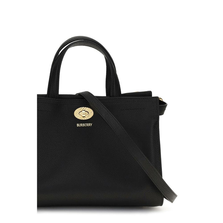 Black Cotton Handbag Burberry
