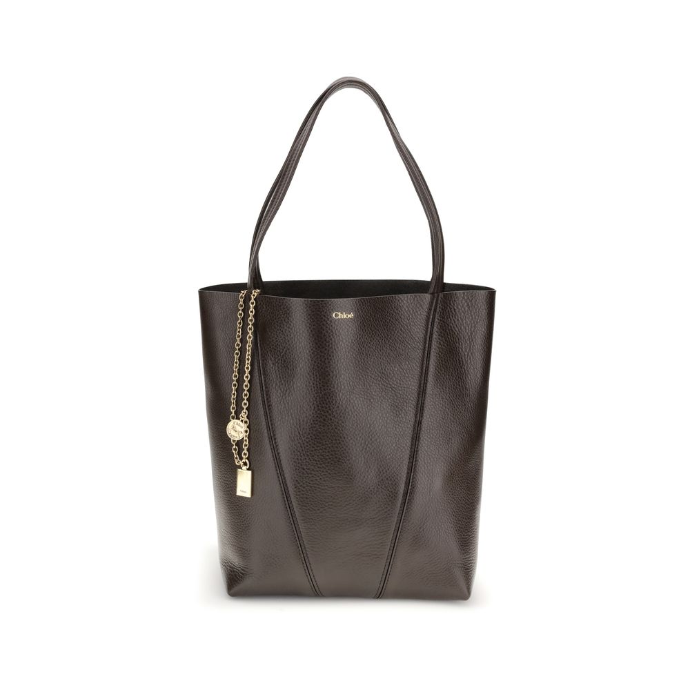 Brown Calf Leather Bos Taurus Shoulder Bag Chloé