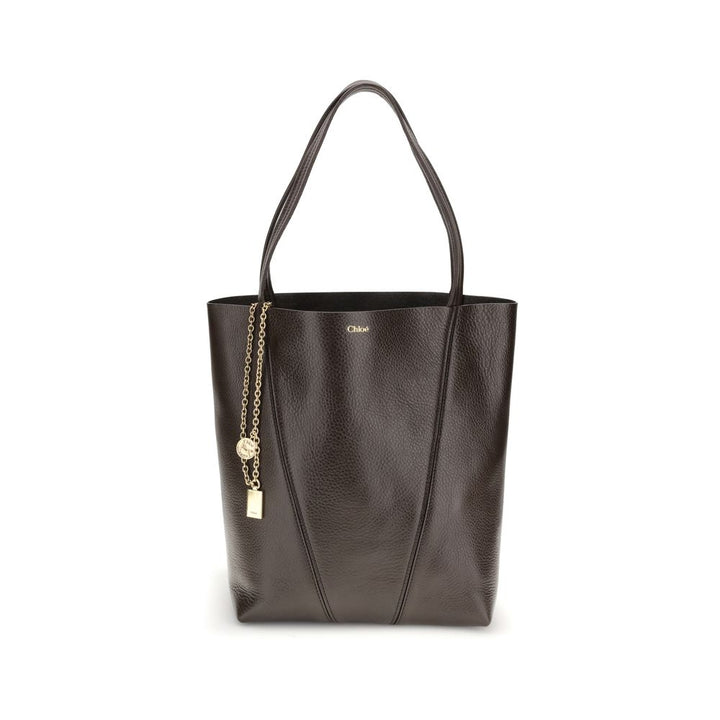 Brown Calf Leather Bos Taurus Shoulder Bag Chloé