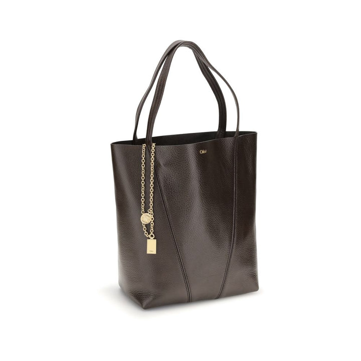 Brown Calf Leather Bos Taurus Shoulder Bag Chloé