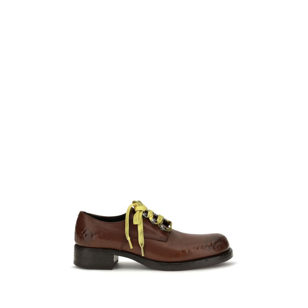 Brown Calf Leather Bos Taurus Slip-On Loafers Prada