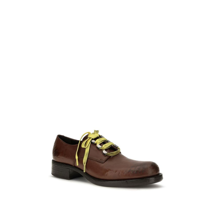 Brown Calf Leather Bos Taurus Slip-On Loafers Prada