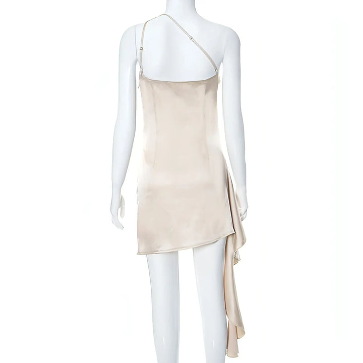 Crossbody Sleeveless Slim Fit Dress Carmine Juneberry