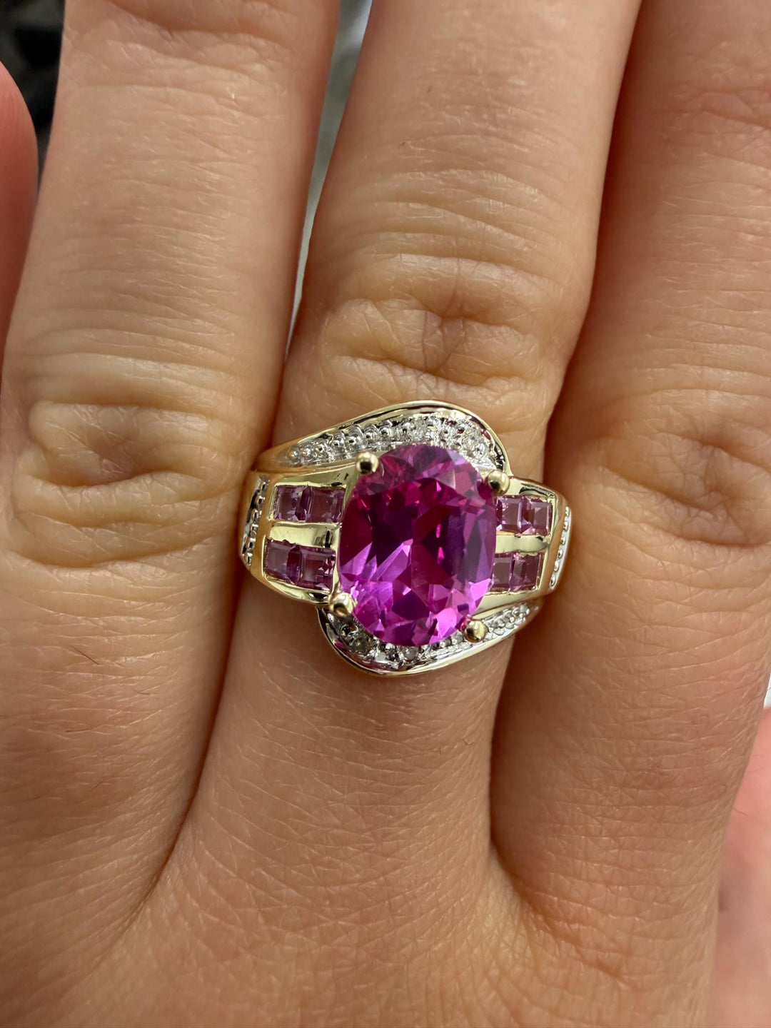 OOAK tourmaline & gold ring the layla edit.