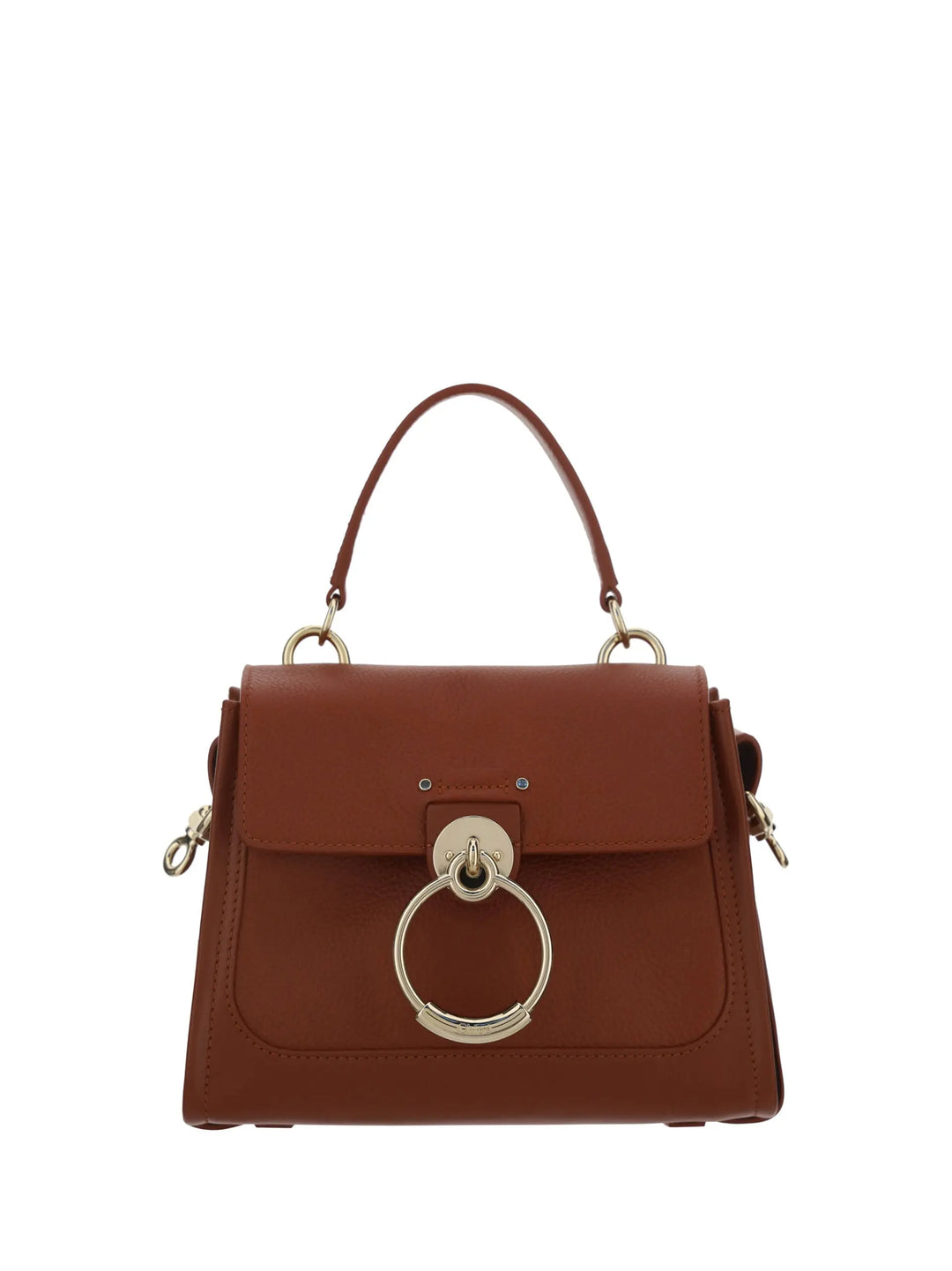 Brown Calf Leather Tess Handbag Chloé