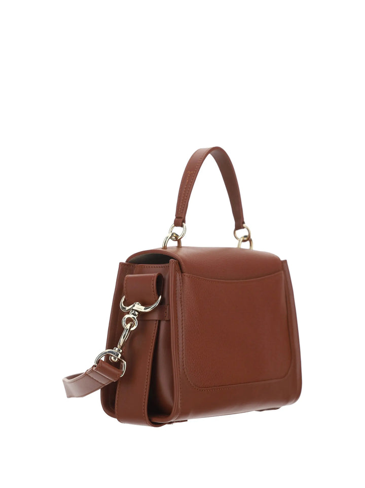 Brown Calf Leather Tess Handbag Chloé
