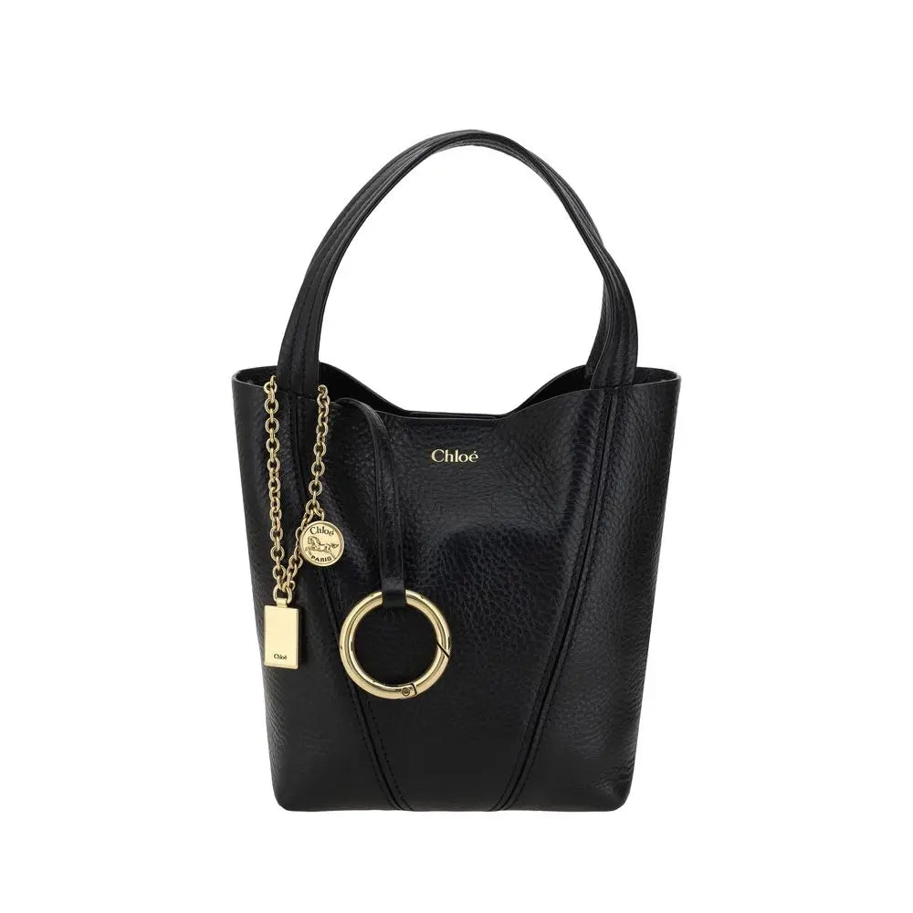 Black Calf Leather Bos Taurus Shoulder Bag Chloé