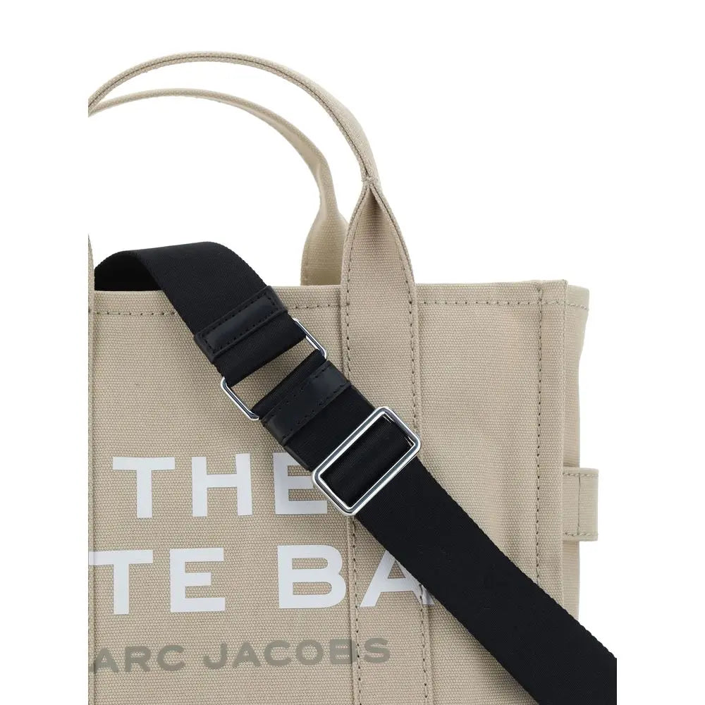 Beige Cotton Handbag Marc Jacobs