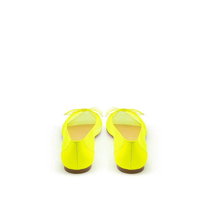 Yellow Mesh Ballet Flats Christian Louboutin