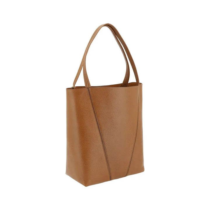 Brown Calf Leather Bos Taurus Shoulder Bag Chloé