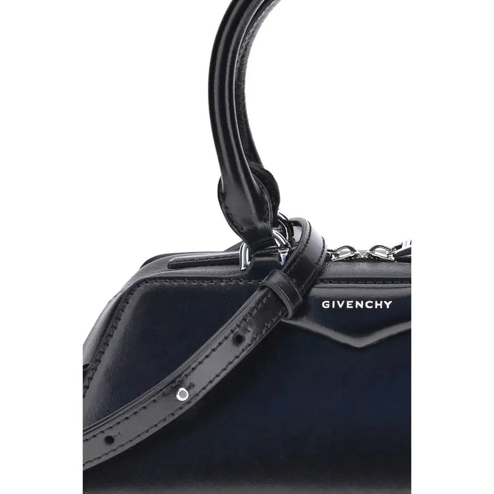 Black Calf Leather Bos Taurus Handbag Givenchy