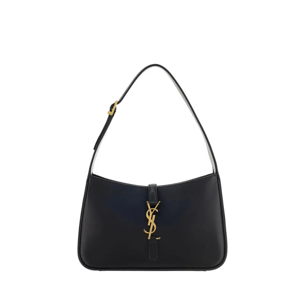 Black Calf Leather Bos Taurus Handbag Saint Laurent