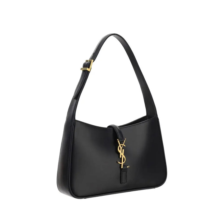 Black Calf Leather Bos Taurus Handbag Saint Laurent