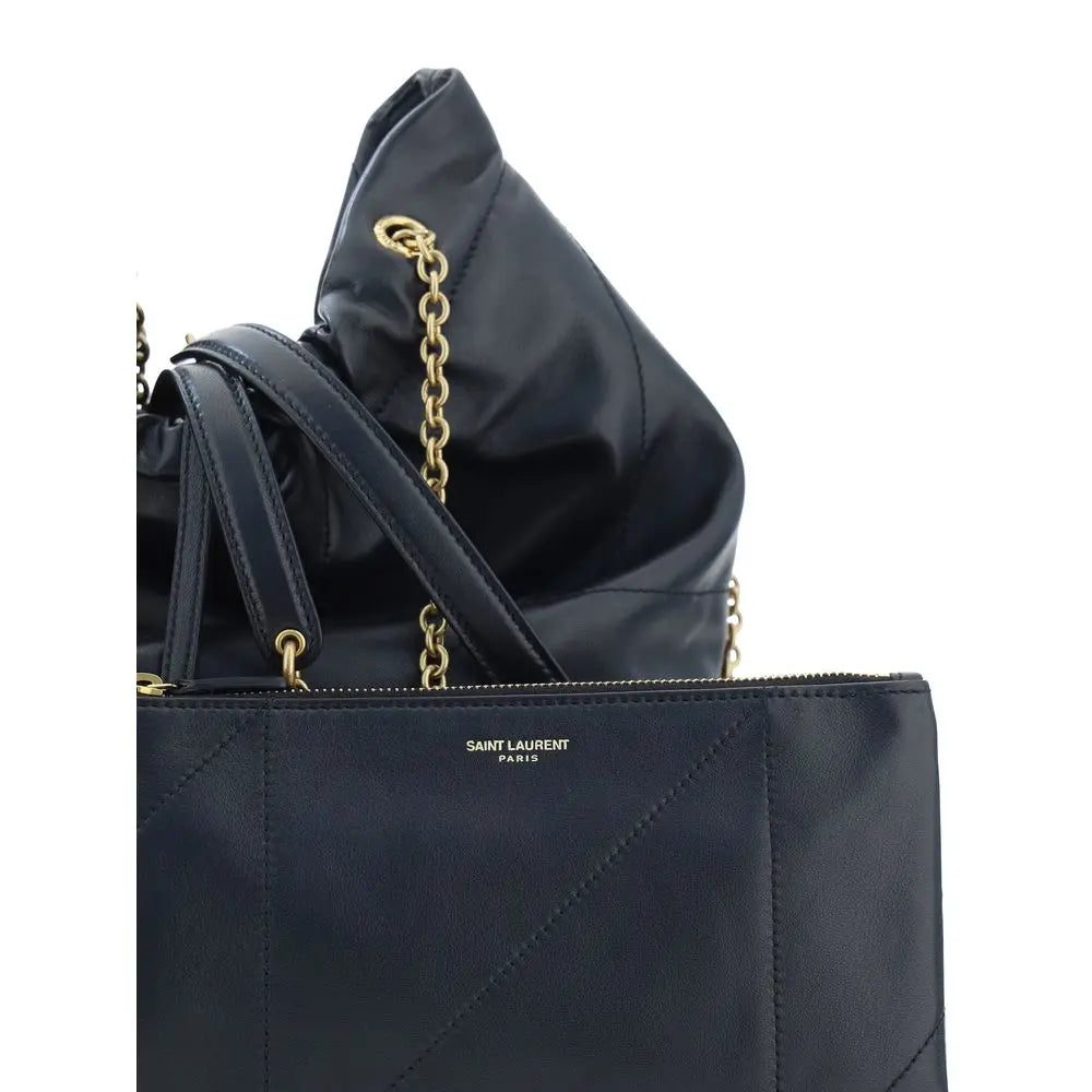 Black Lamb Ovis Aries Aries Shoulder Bag Saint Laurent