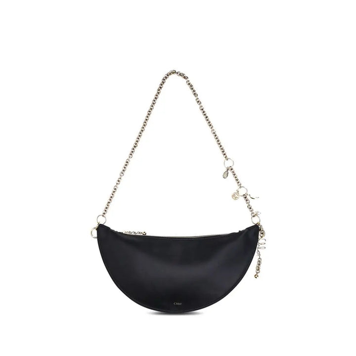 Black Calf Leather Bos Taurus Shoulder Bag Chloé