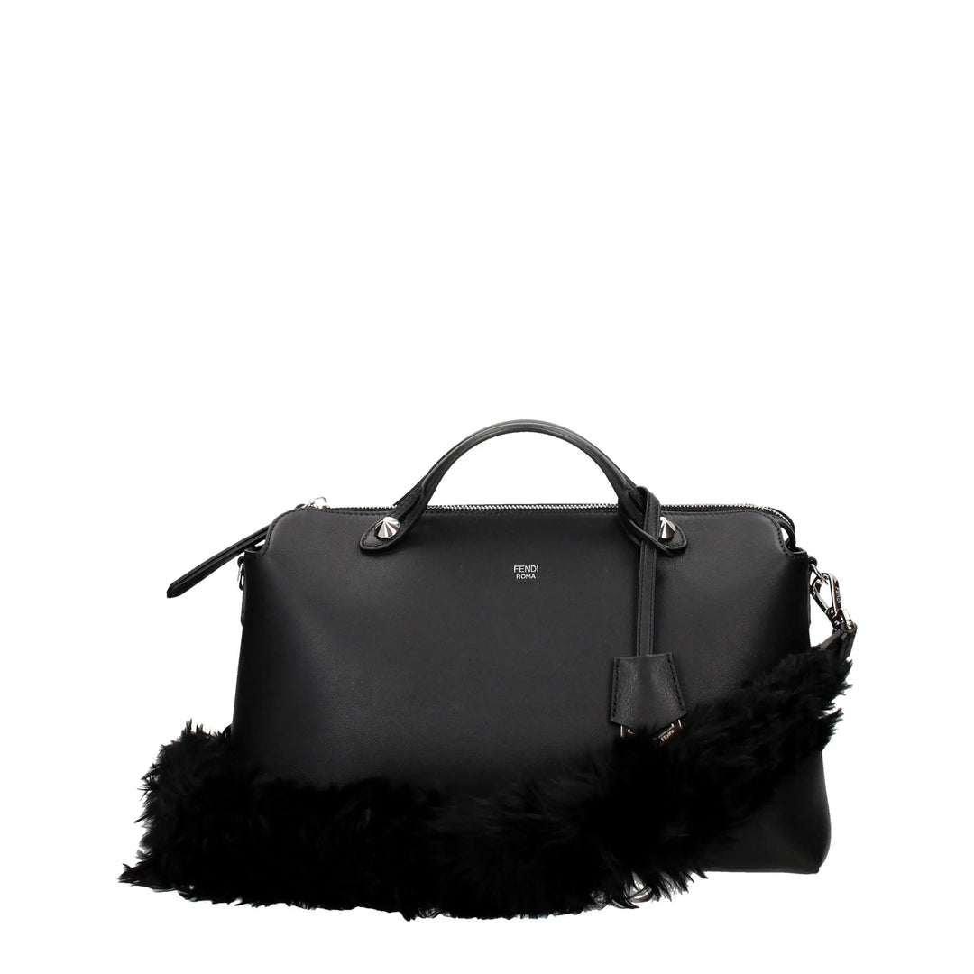 Black Leather Shoulder Bag Fendi