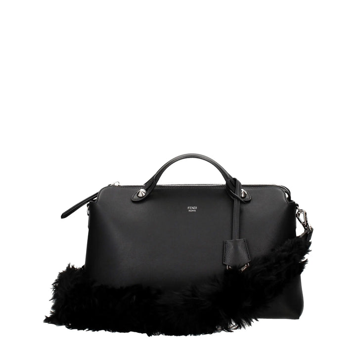 Black Leather Shoulder Bag Fendi