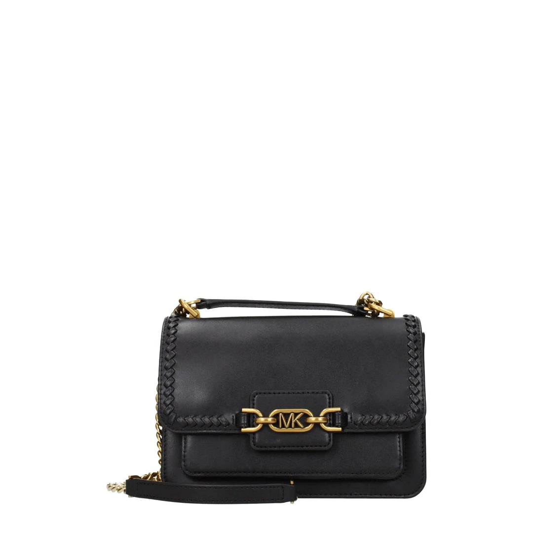 Black Leather Shoulder Bag Michael Kors