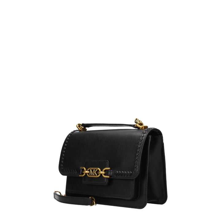 Black Leather Shoulder Bag Michael Kors