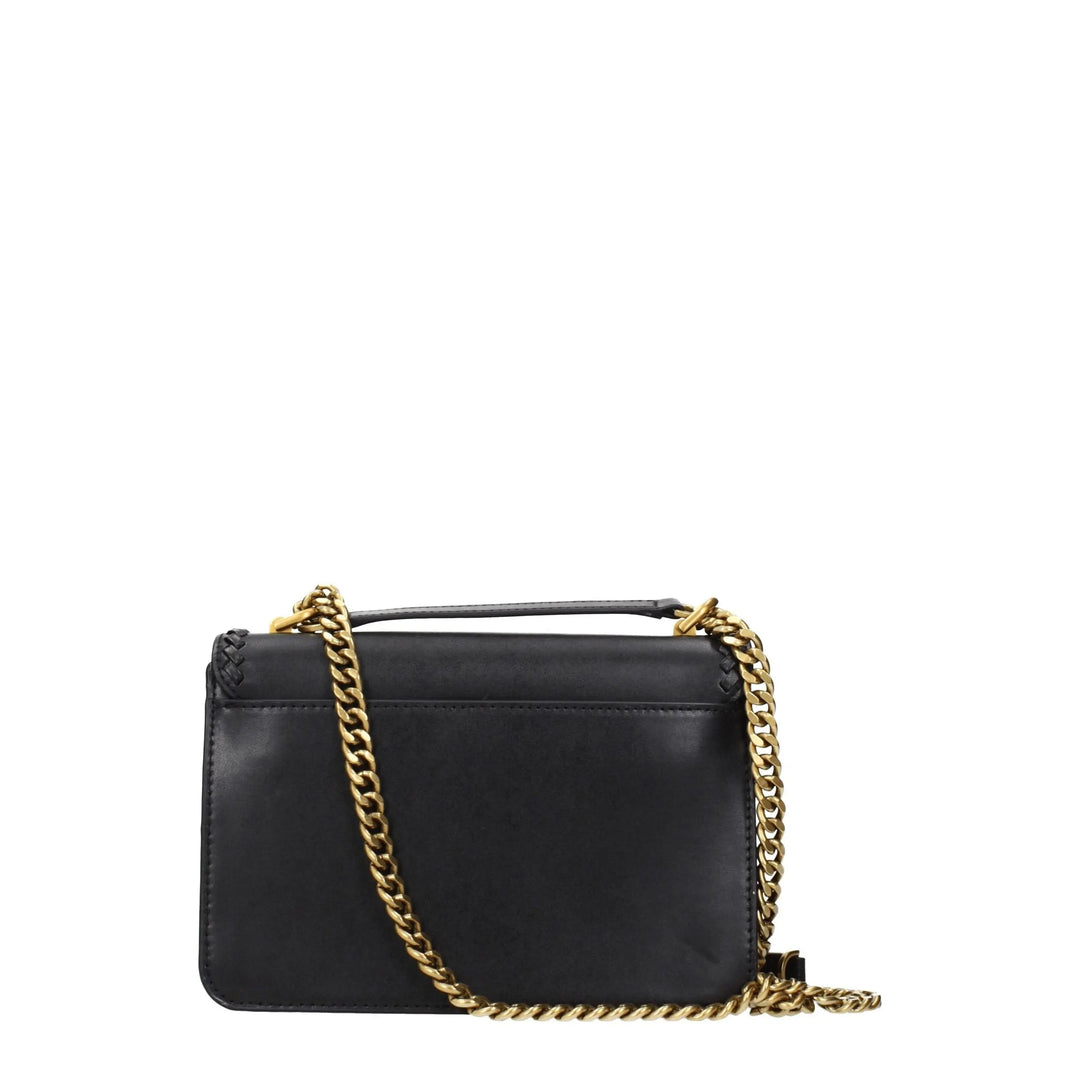 Black Leather Shoulder Bag Michael Kors