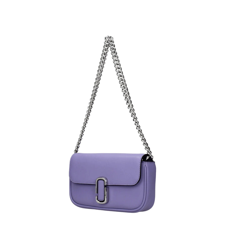Purple Leather Crossbody Bag Marc Jacobs