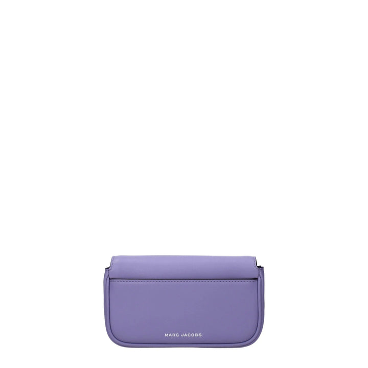 Purple Leather Crossbody Bag Marc Jacobs